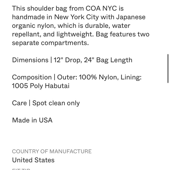 New coa mini hobo bag - Picture 3 of 9